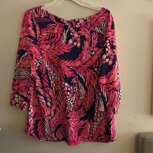 🌴EUC Lilly Pulitzer 3/4 Sleeve Top